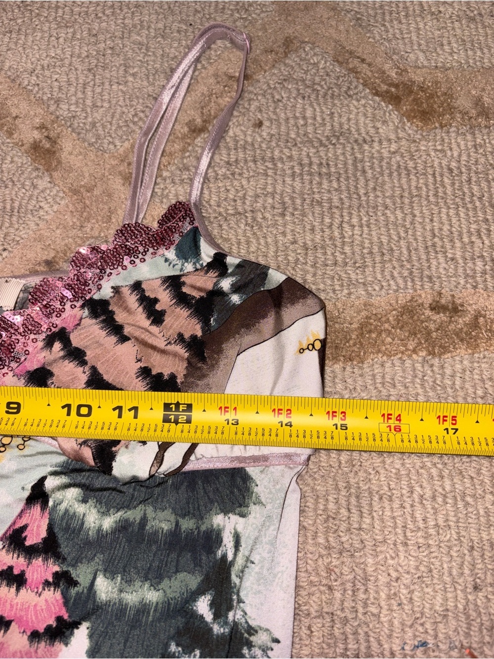 Peter Alexander Pink, Black & White Forest Print Chemise - Picture 4 of 8